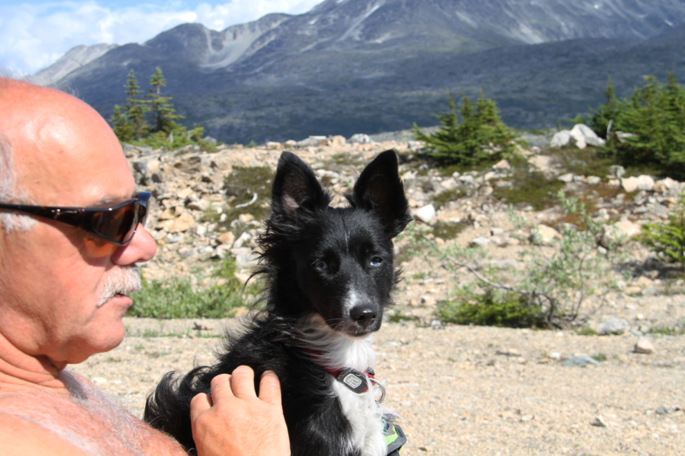 Murray Lundberg and his little dog Tucker