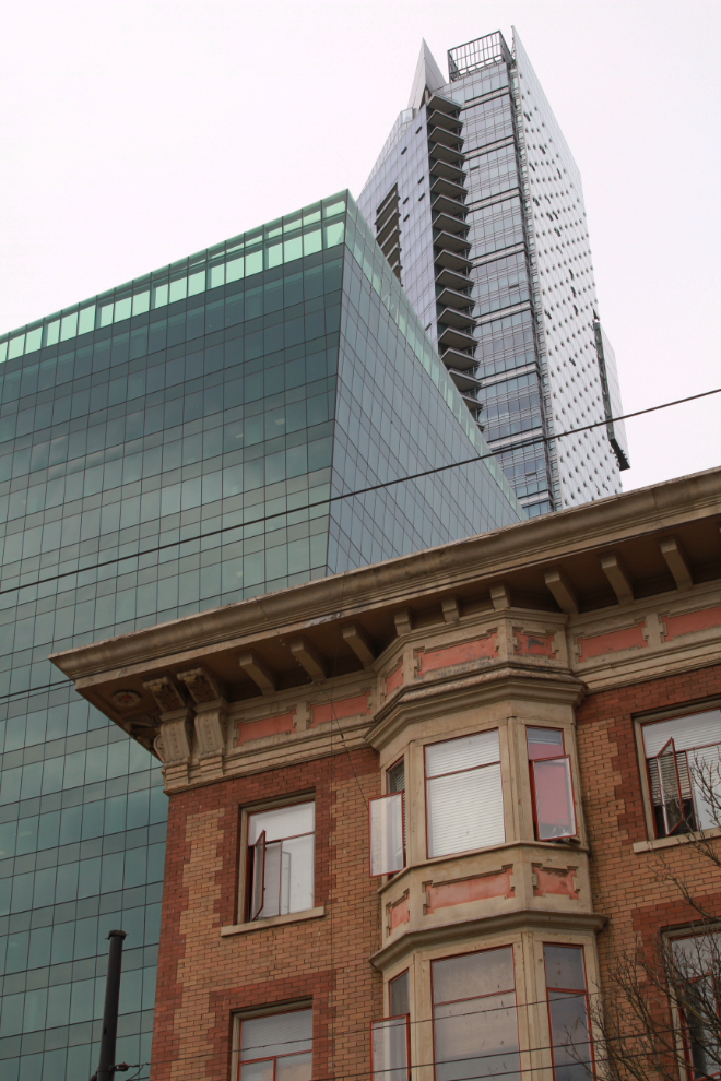 Heritage and new buildings in Vancouver