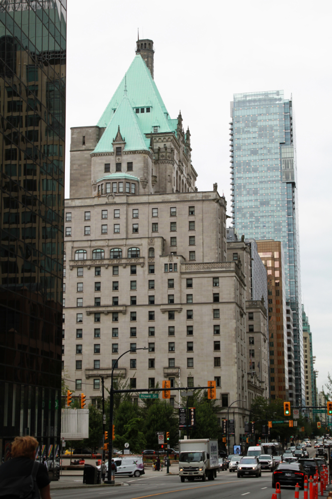 The historic Hotel Vancouver