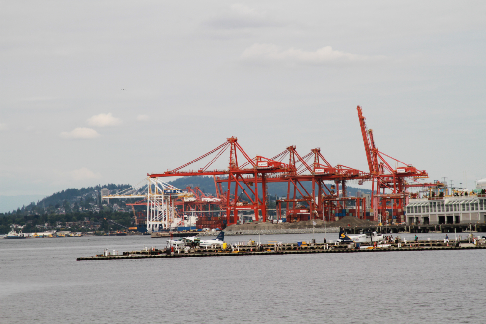 Vancouver's container port.