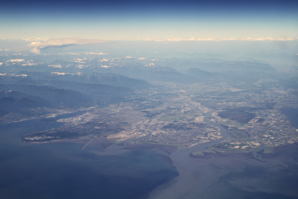 Aerial view of Vancouver, BC