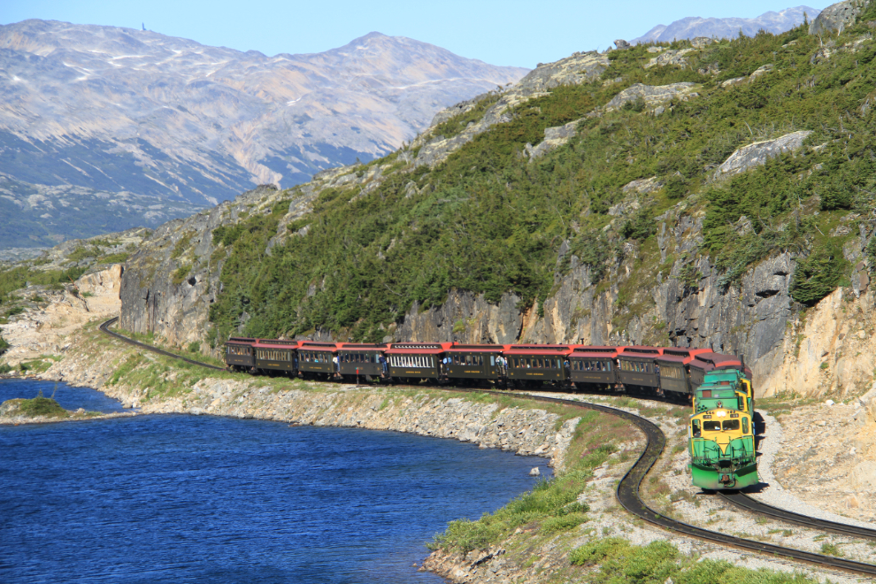 Train at Summit Lake in the White Pass