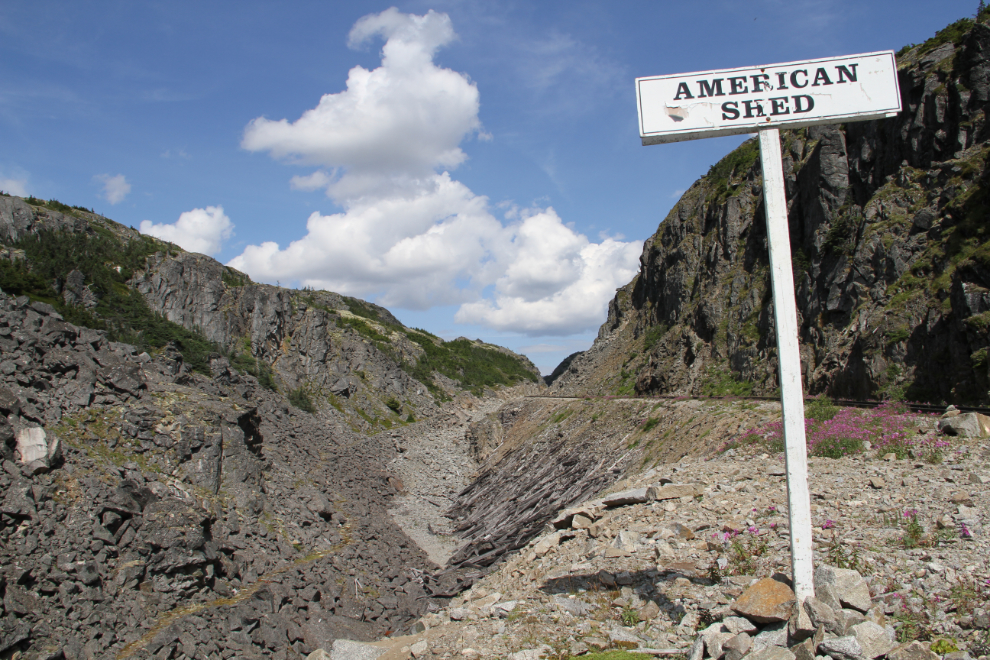 American Shed on the White Pass & Yukon Route railway