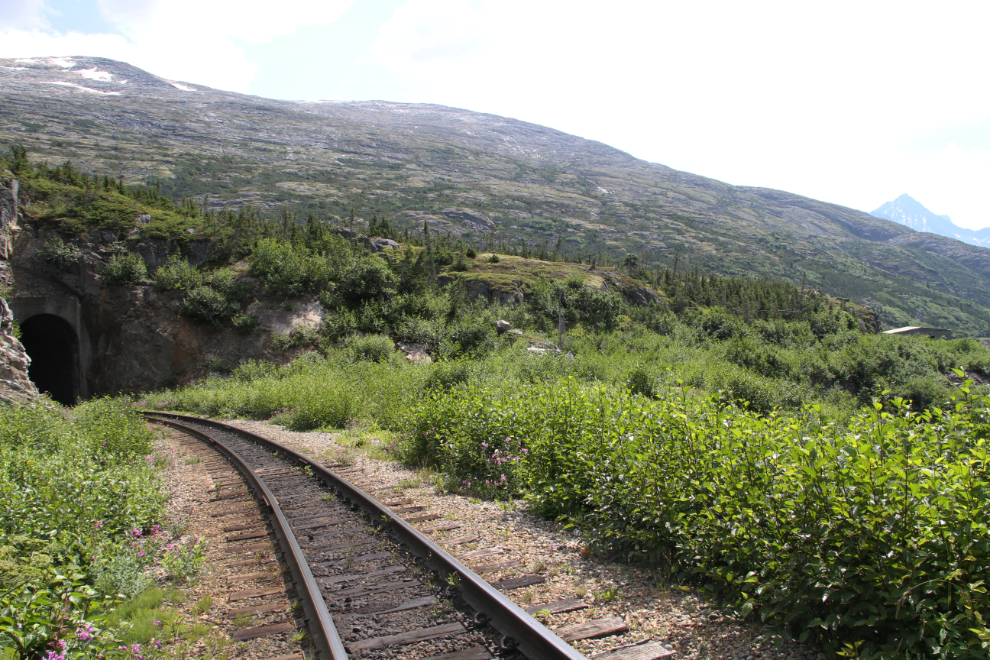 Tunnel on the White Pass & Yukon Route railway