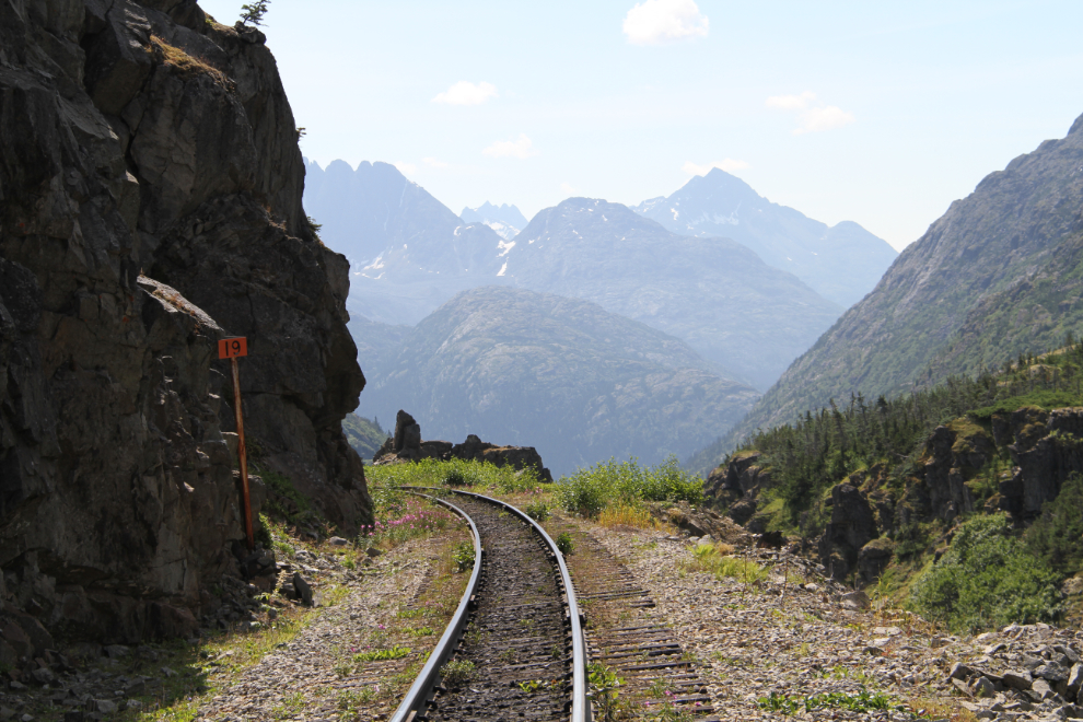 Mile 19 on the White Pass & Yukon Route railway