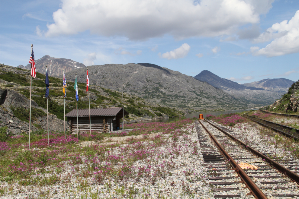 The summit of the White Pass & Yukon Route railway