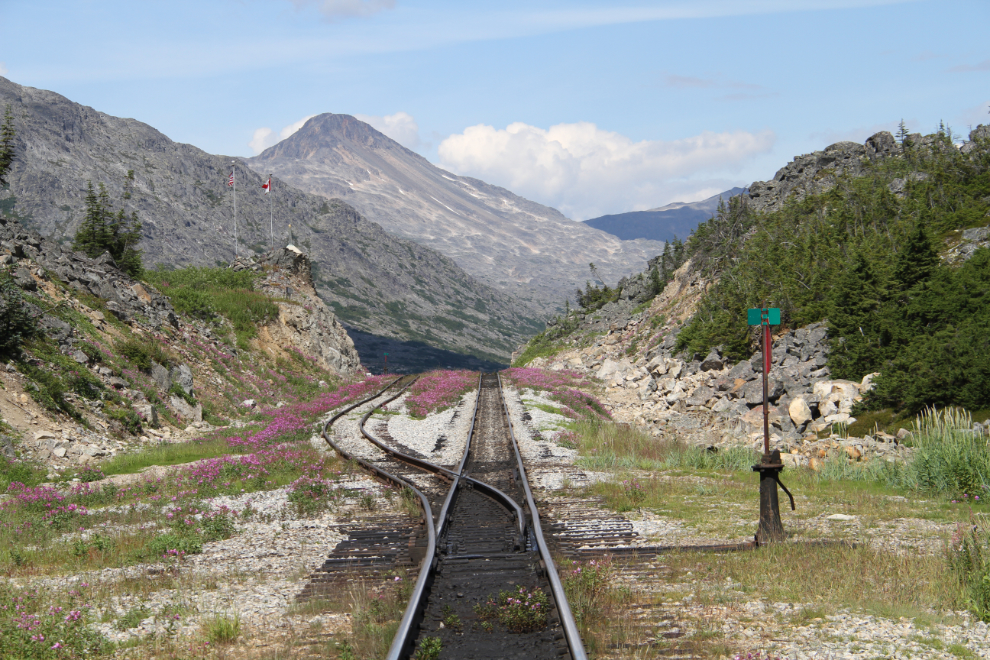 Nearing the summit on White Pass & Yukon Route railway