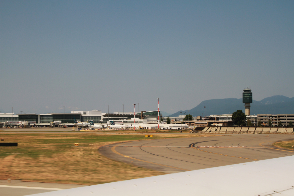 Taking off at YVR