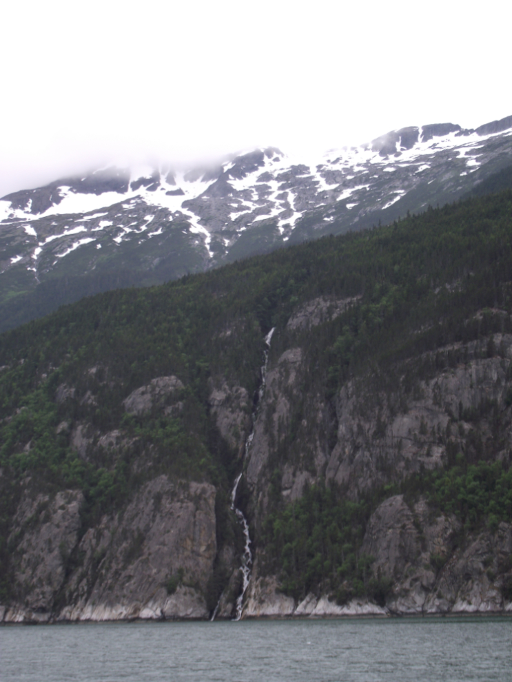 Waterfall in Taiya Inlet