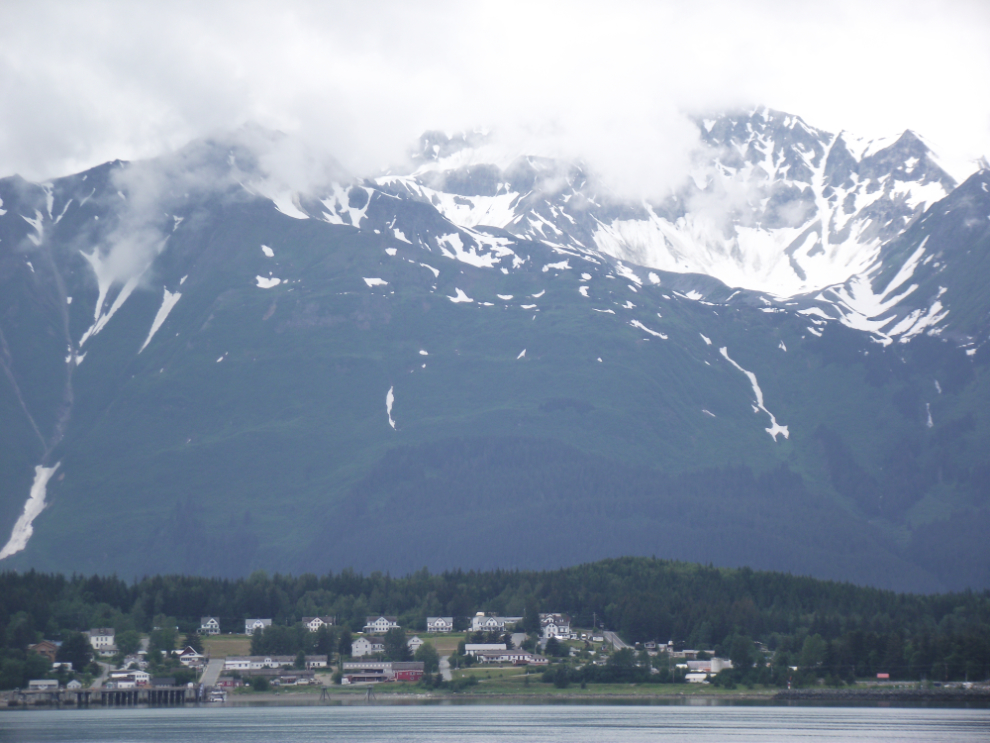 The setting of Fort William Seward at Haines is stunningly beautiful.