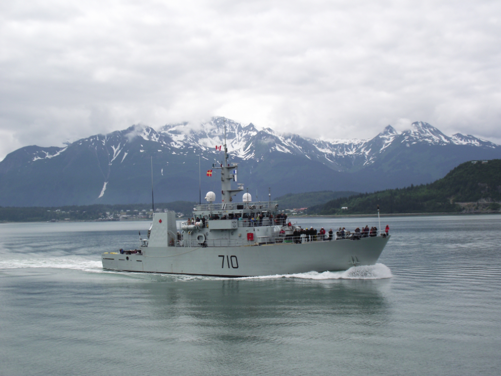 HMCS Nanaimo at Haines, Alaska