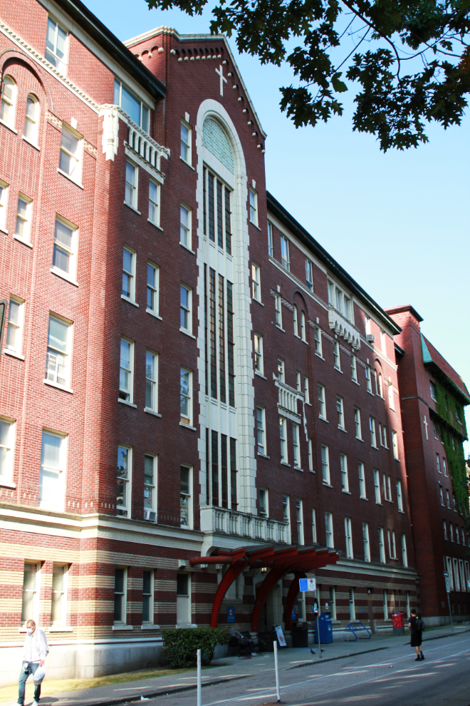 The 1931 North Wing of St. Paul's Hospital, Vancouver, BC