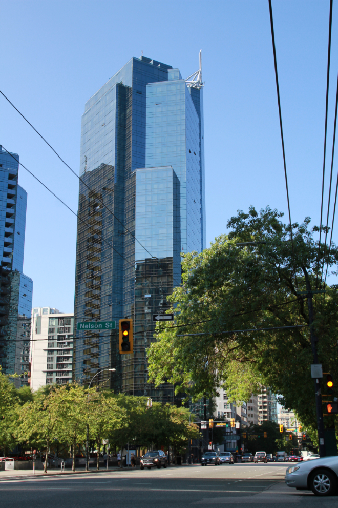 The Sheraton Wall Centre hotel in Vancouver, BC