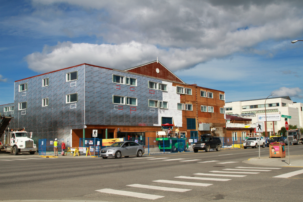 The Sternwheeler Hotel in Whitehorse is undergoing a major renovation inside and out