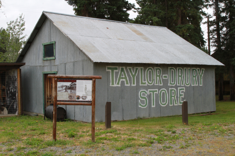 The old Taylor & Drury store, moved to the George Johnston Museum in Teslin, Yukon
