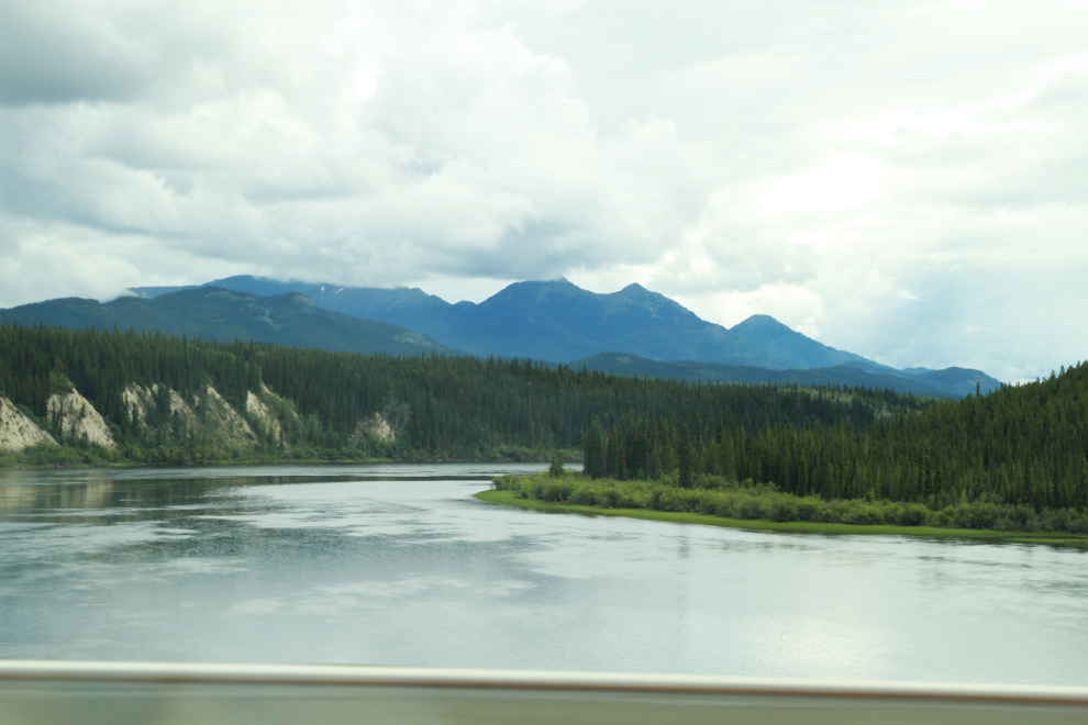 The Teslin River from the bridge at Johnson's Crossing