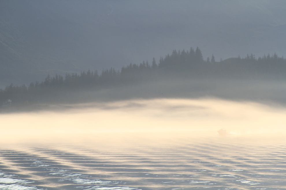 Sea fog in Prince William Sound