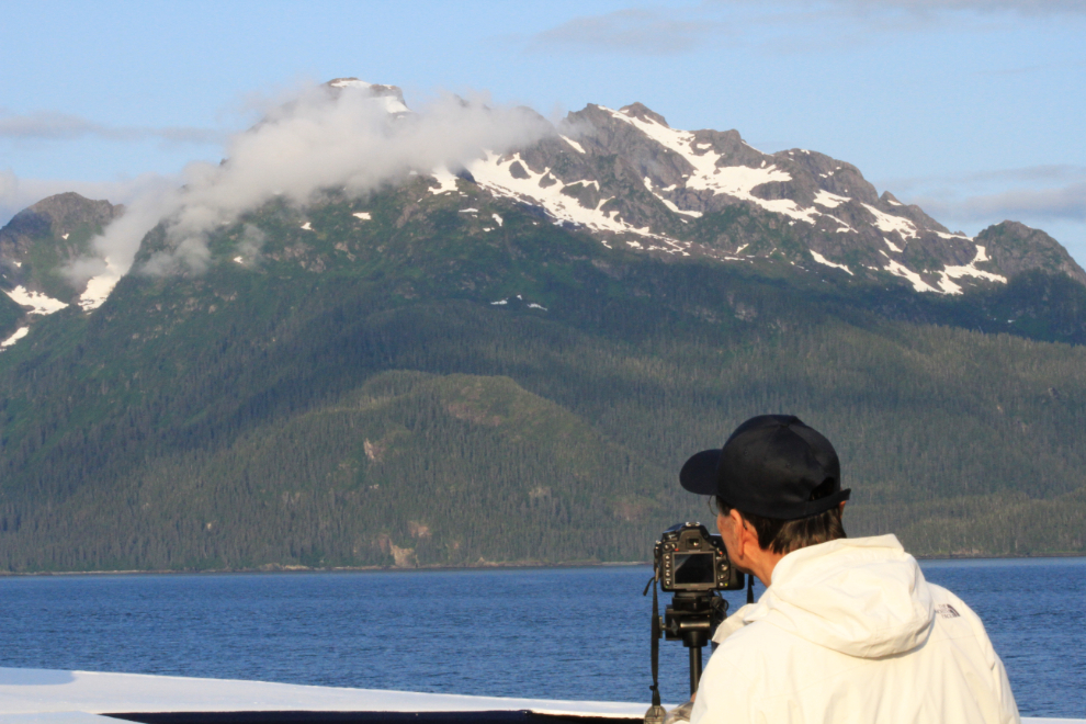 The scenery from an Alaska ferry in Prince William Sound