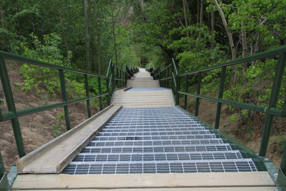 Black Street Stairs in Whitehorse, Yukon