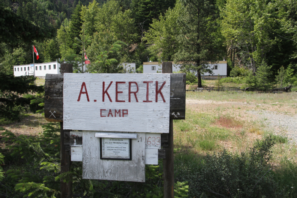 A. Kerik Camp - prospectors' memorial