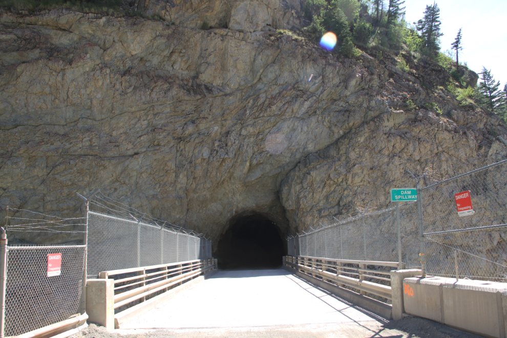 Tunnel on the road to Seton Portage, BC