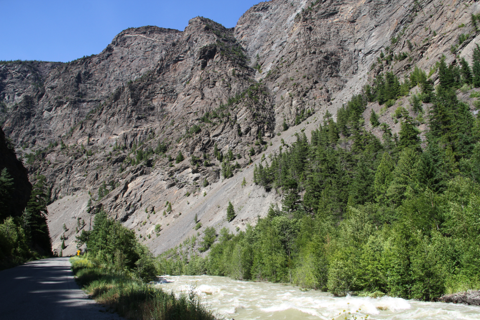 On the road from Bralorne to Lillooet, BC
