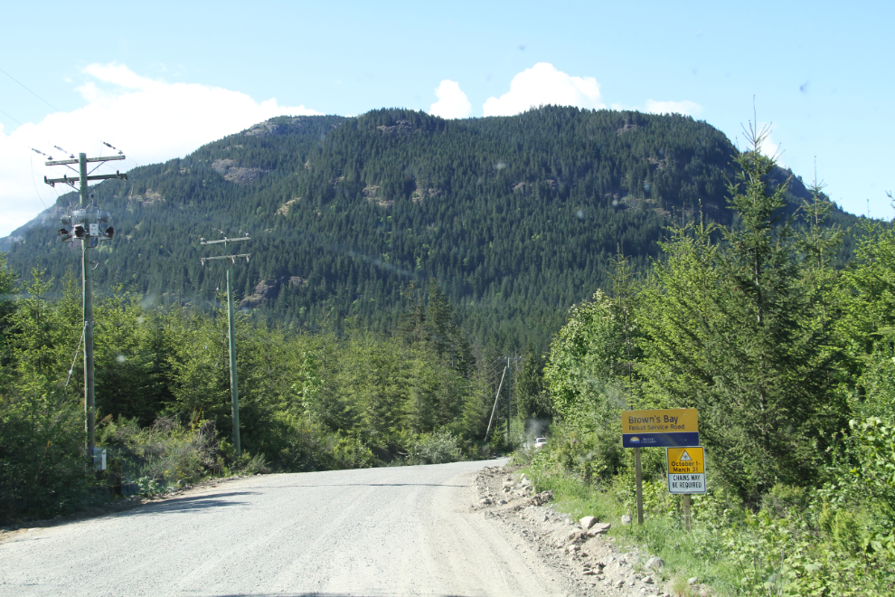 Brown's Bay Forest Service Road, BC
