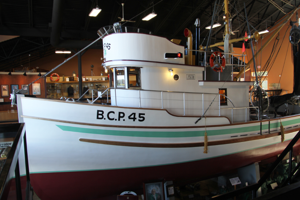 Seiner B.C.P. 45 at the Maritime Heritage Centre in Campbell River, BC