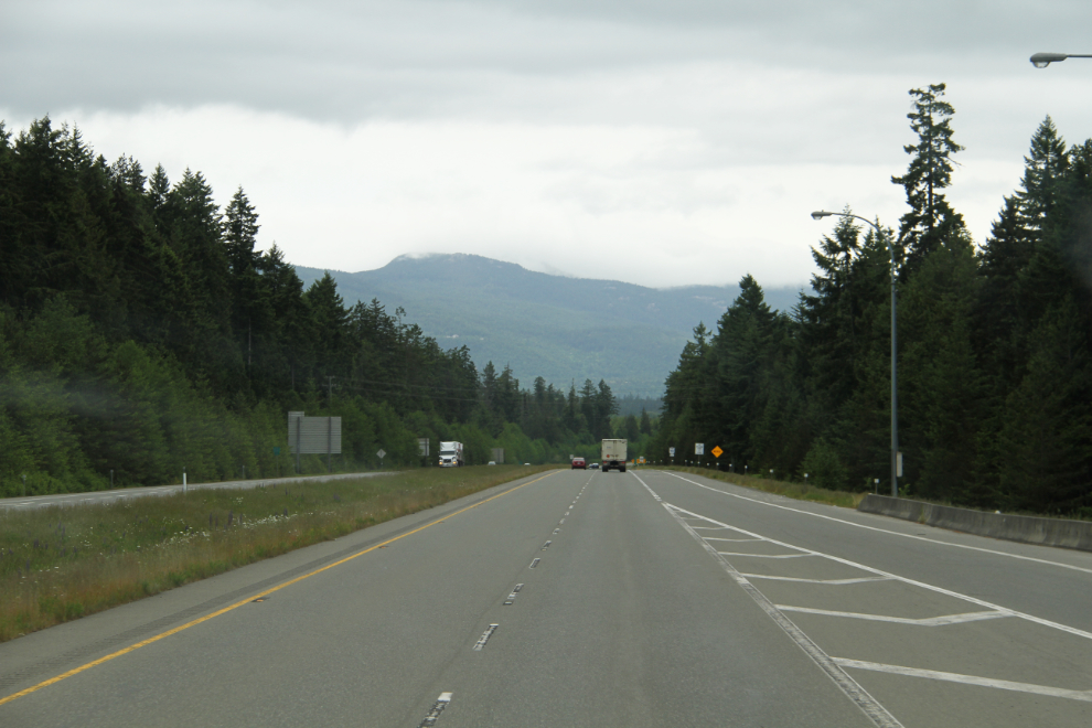 BC Highway 19 south of Comox