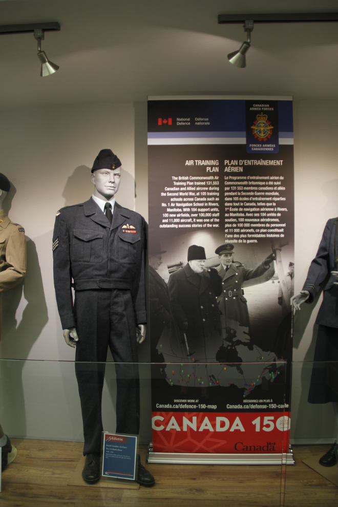 Royal Canadian Air Force No. 5A Battle Dress at the Comox Air Force Museum