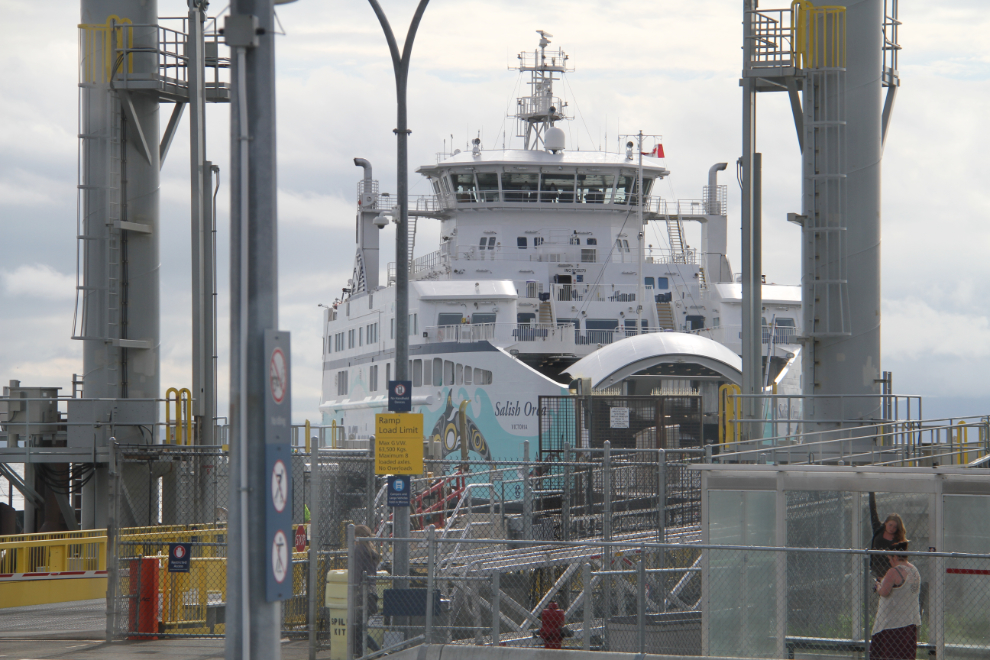 Ferry Salish Orca at BC Ferries Comox terminal