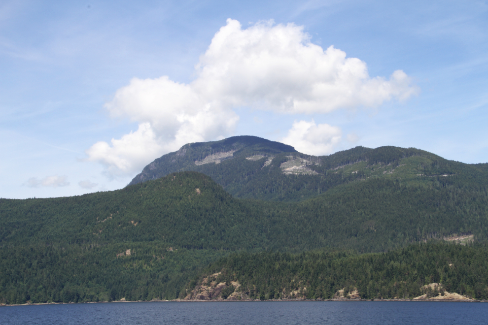 Sailing from Saltery Bay to Earl's Cove on BC Ferries' Island Sky