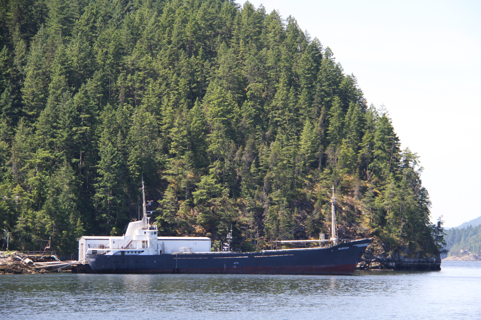 The coastal freighter Klassen at Earl's Cove