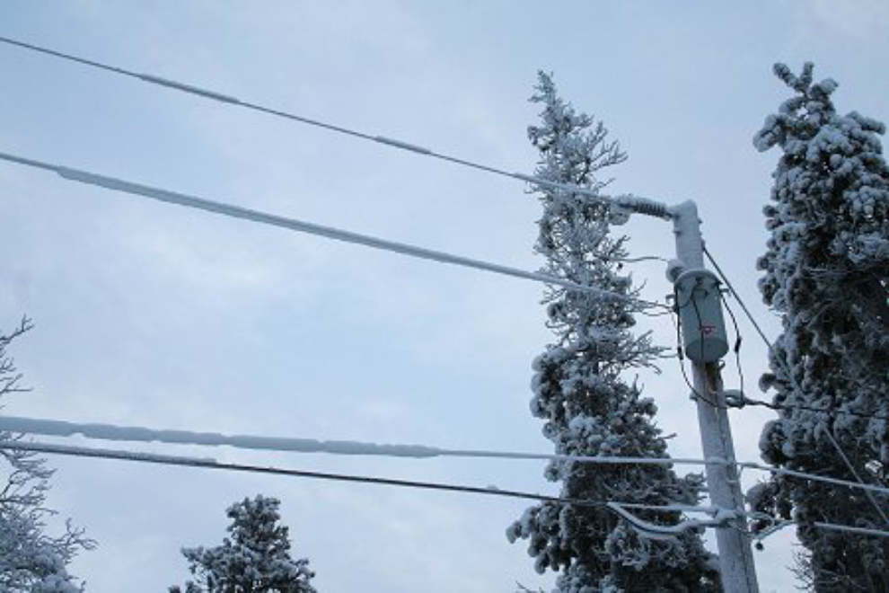 Frost causing power outages