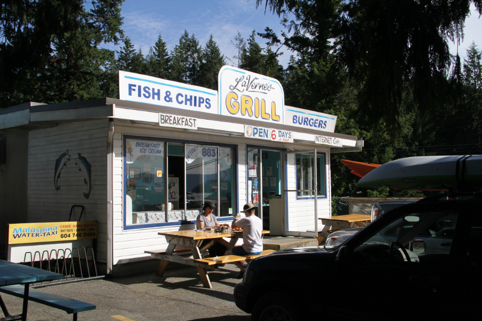 LaVerne's Grill, Garden Bay, BC