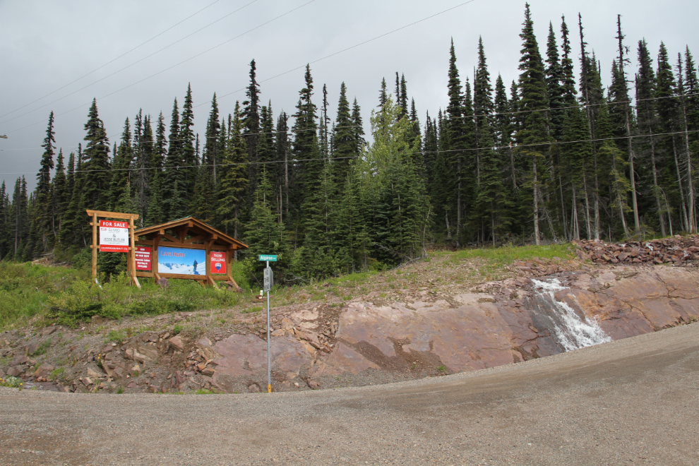 New housing development at the Hudson Bay Mountain ski area at Smithers, BC