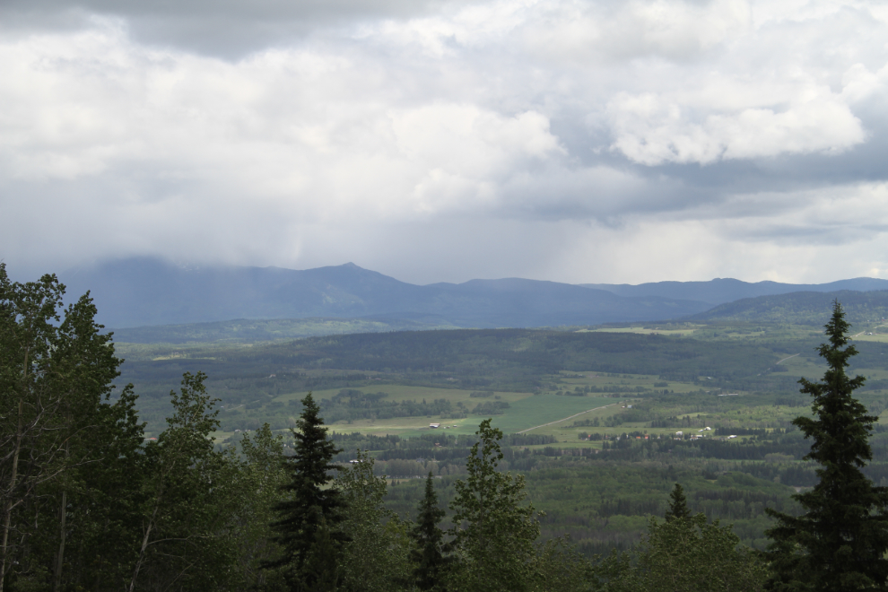 View across the Bulkley Valley