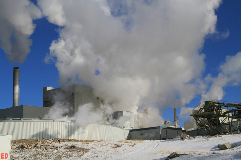 Pulp mill at Hinton, Alberta