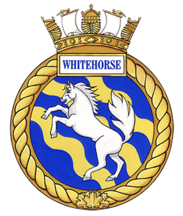 HMCS Whitehorse crest