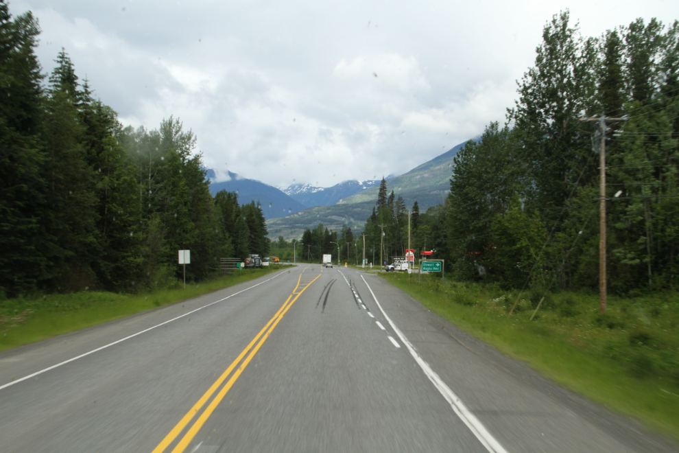 Junction of Highway 16 and the Stewart-Cassiar Highway