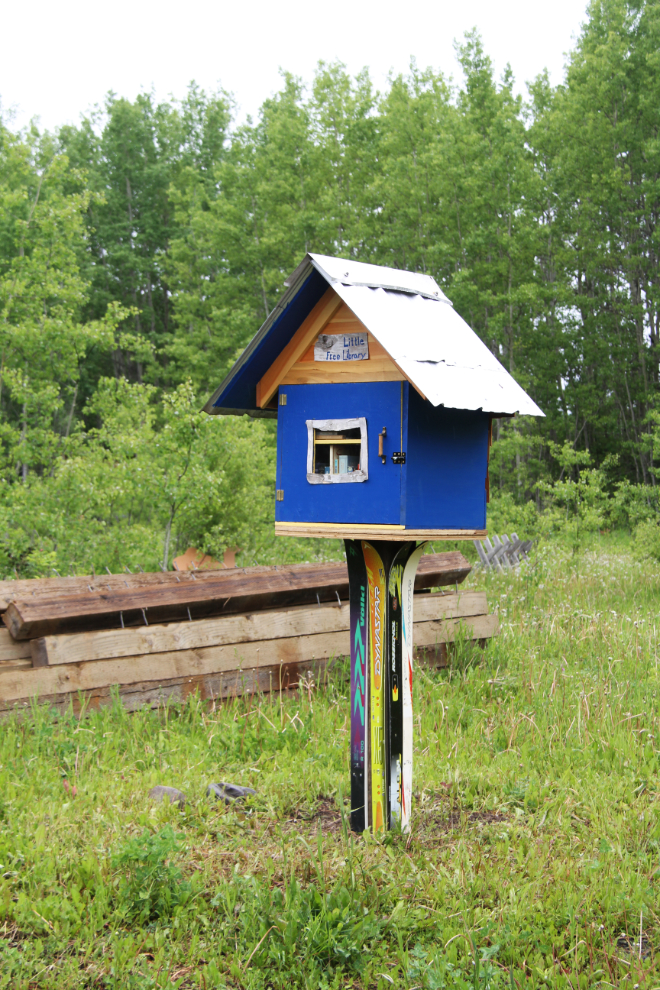 Little Free Library at Quick, BC