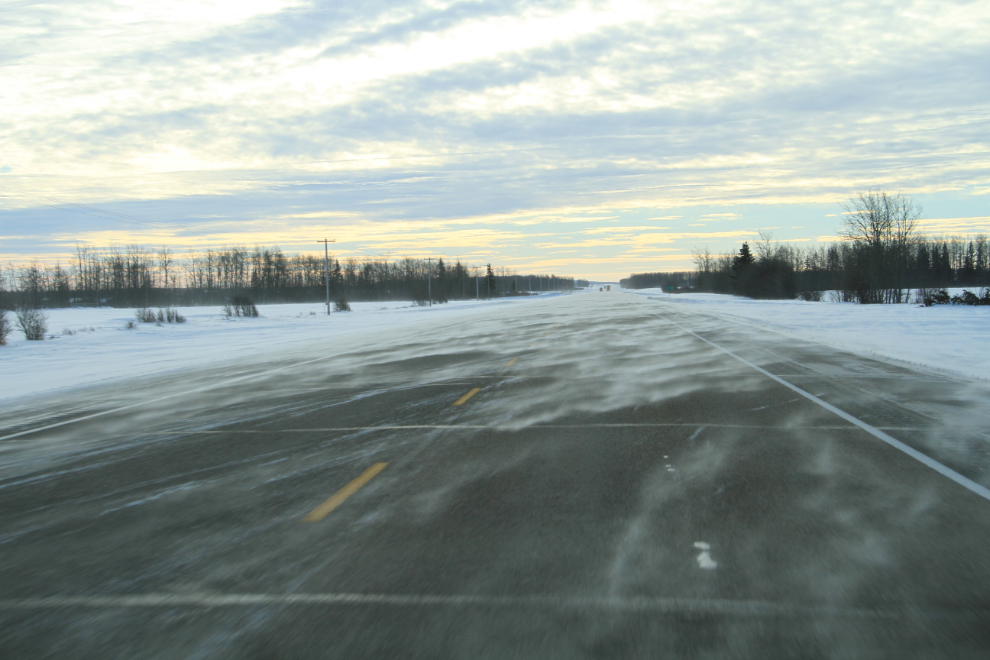 Alberta Highway 43 northwest of Grande Prairie
