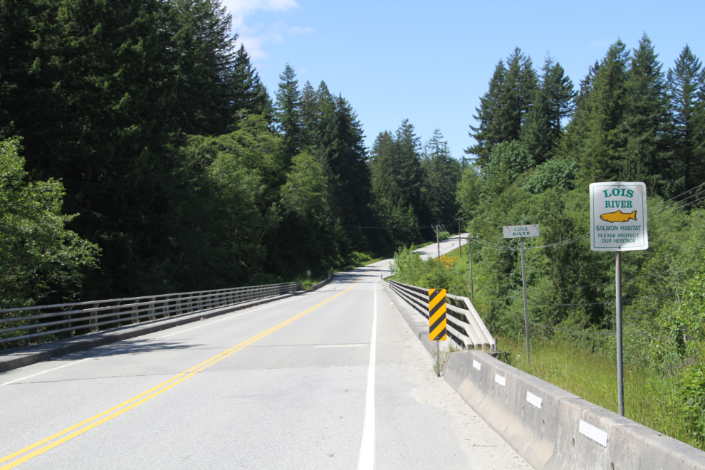 Lois River Bridge, Highway 101 on BC's Sunshine Coast
