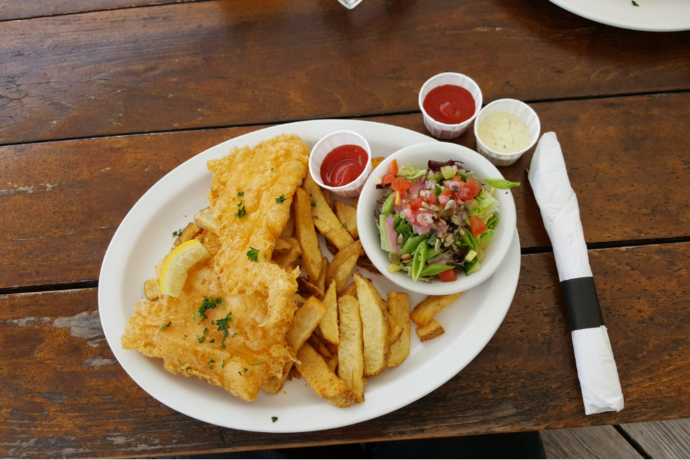 The Boardwalk Restaurant in Lund, BC - Best Fish and Chips on the Coast