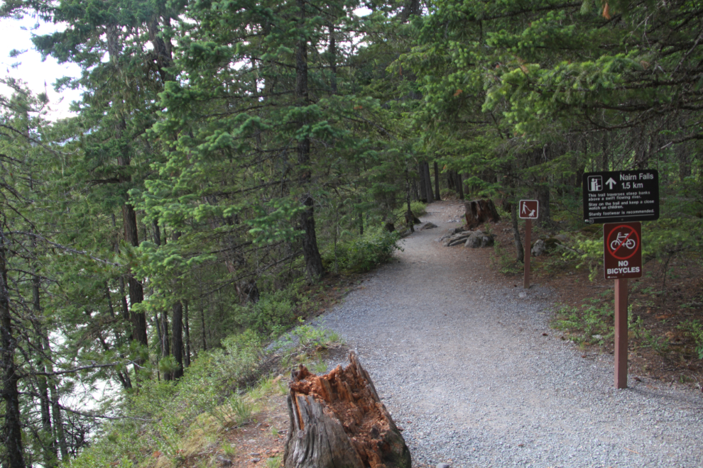 Trail to Nairn Falls at Nairn Falls Provincial Park, BC
