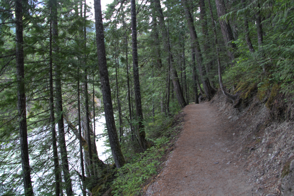 Trail to Nairn Falls at Nairn Falls Provincial Park, BC