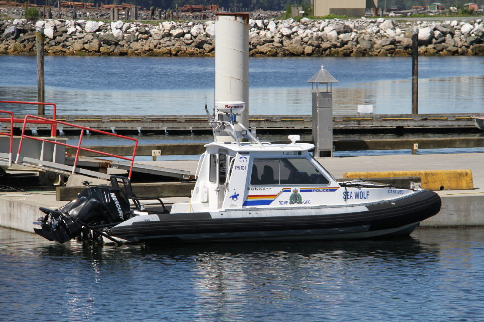 RCMP patrol boat Sea Wolf at Port McNeill, BC