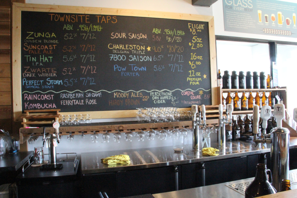 Townsite Brewing in Powell River, BC