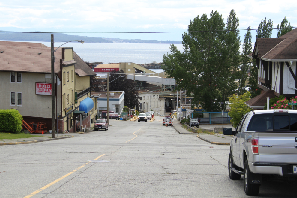 The historic Townsite at Powell River, BC