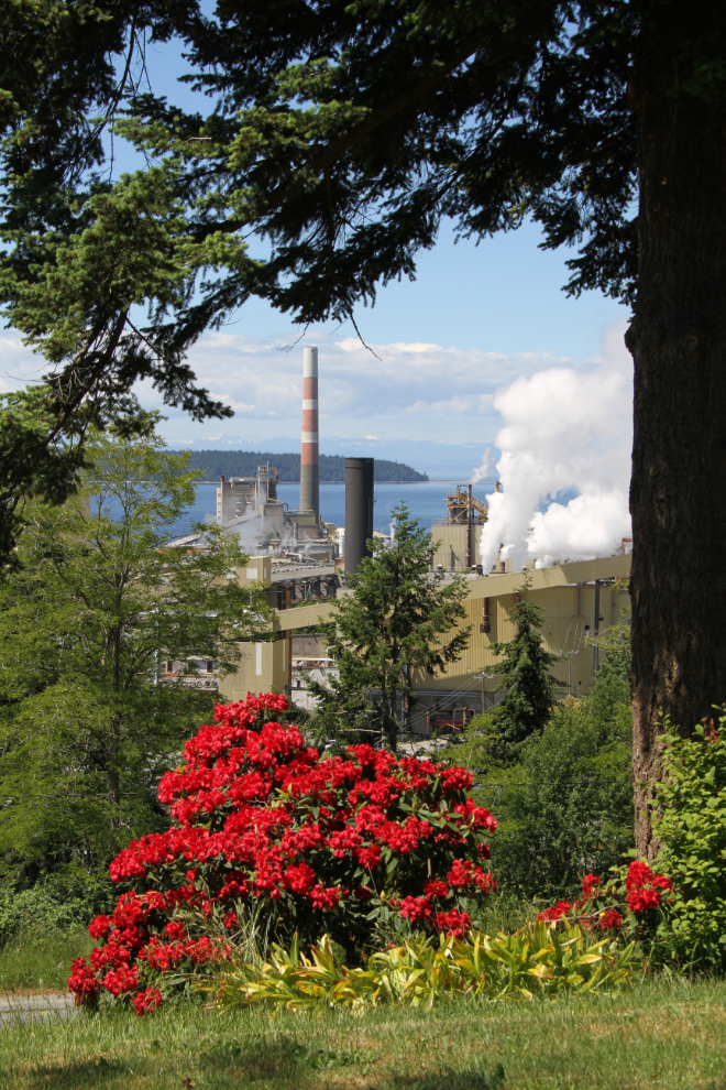 The Powell River paper mill
